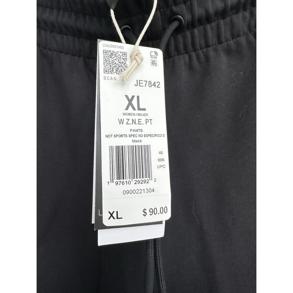 Adidas Z.N.E. Women's XL Black Jogger Pants JE7842 NWT - Picture 5 of 8